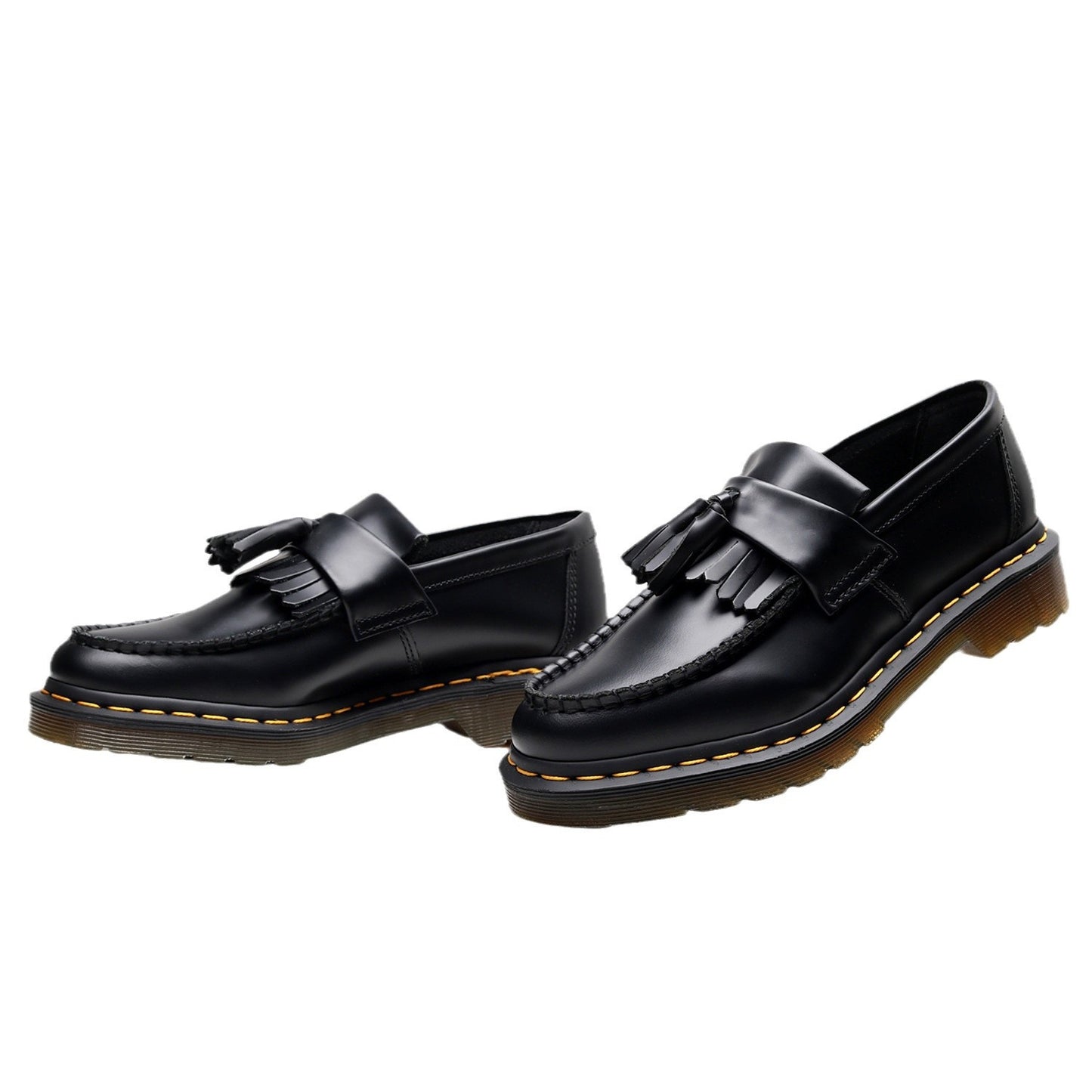 Men's Premium Cowhide Plus Size Leather Tassel British Loafers - LAKD London