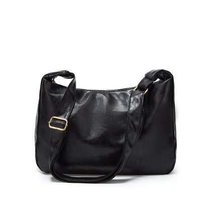 Women's Solid Colour Retro Large Capacity Shoulder Tote Bag Everyday - LAKD London