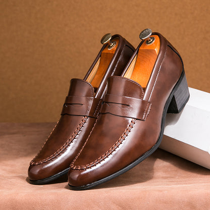 Men's Premium Cowhide Leather Dress Shoes Smart Casual Style Wear - LAKD London