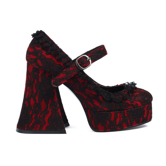 Women's Luxury Buckle Platform High Heel Evening Shoes - LAKD London