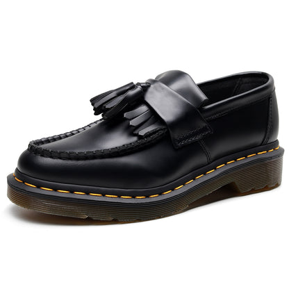Men's Premium Cowhide Plus Size Leather Tassel British Loafers - LAKD London