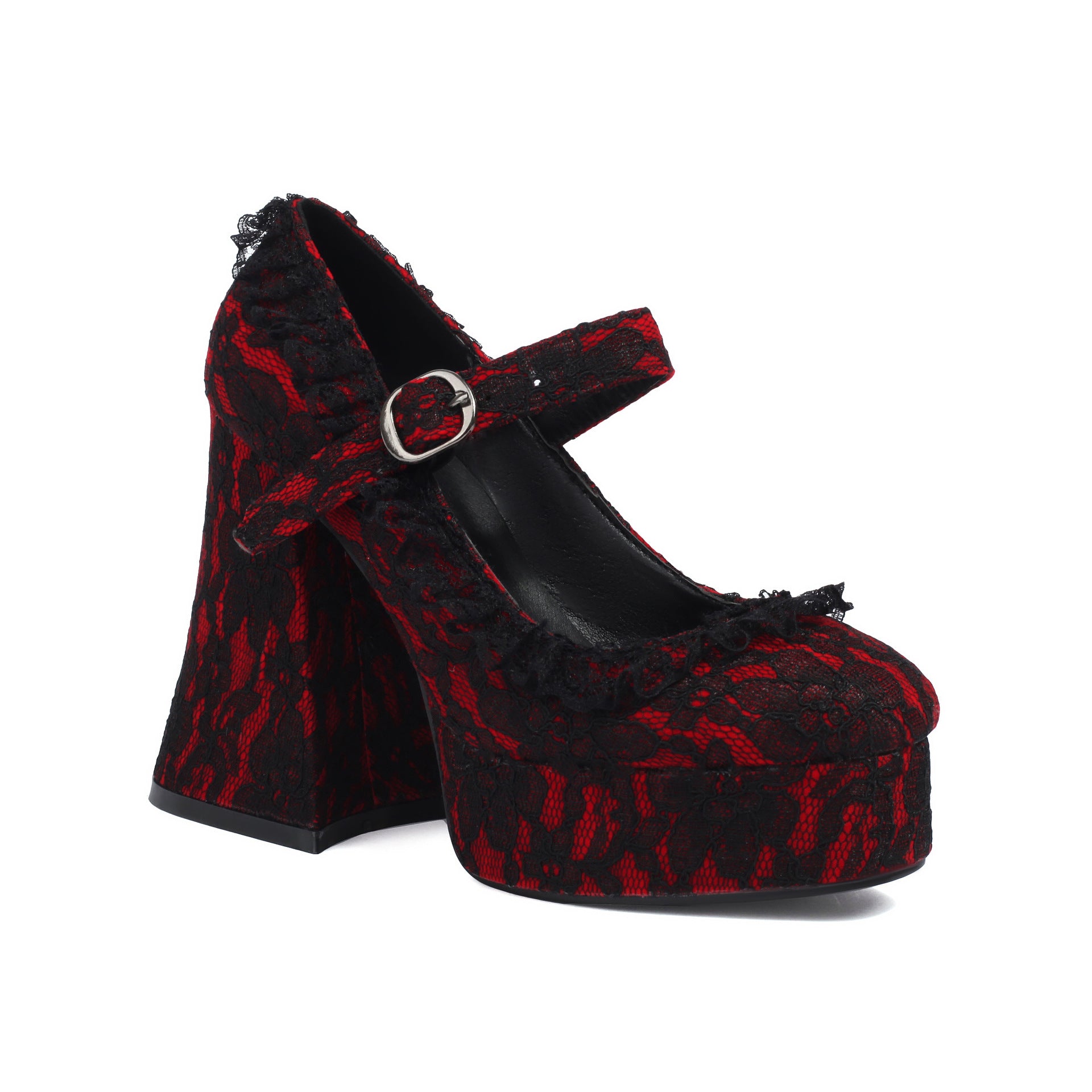 Women's Luxury Buckle Platform High Heel Evening Shoes - LAKD London