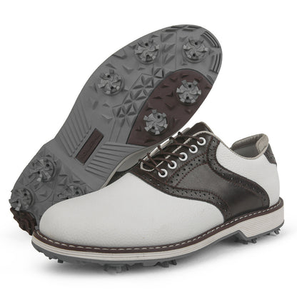 Men's Bullock Oversized Style Golf Shoes Flat Rubber Sole - LAKD London