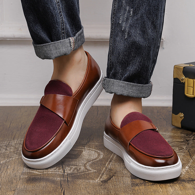 Men's Business Slip-on Casual Leather Shoes Smart Office Wear - LAKD London