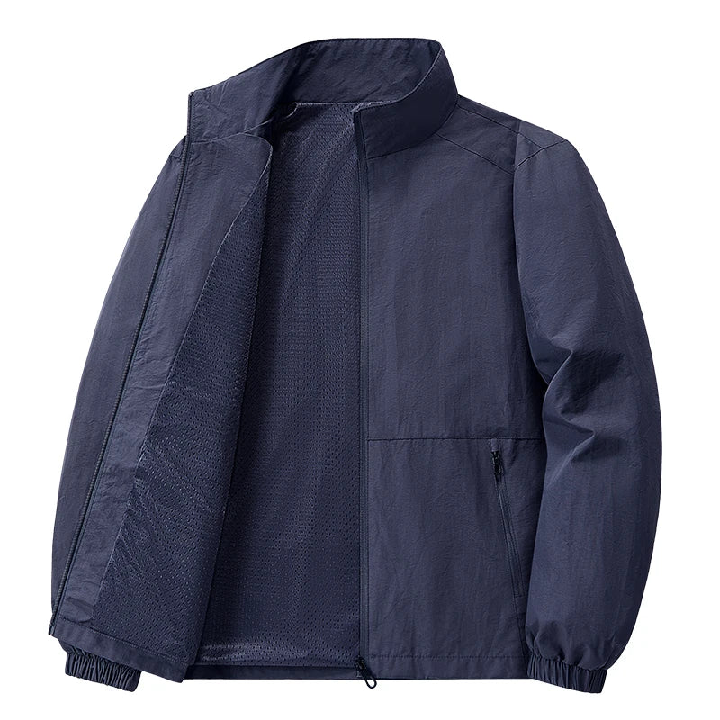 Men's Lightweight Breathable Casual Zipper Formal Spring Jacket