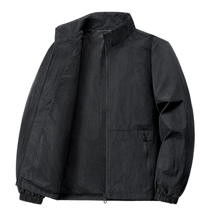 Men's Lightweight Breathable Casual Zipper Formal Spring Jacket