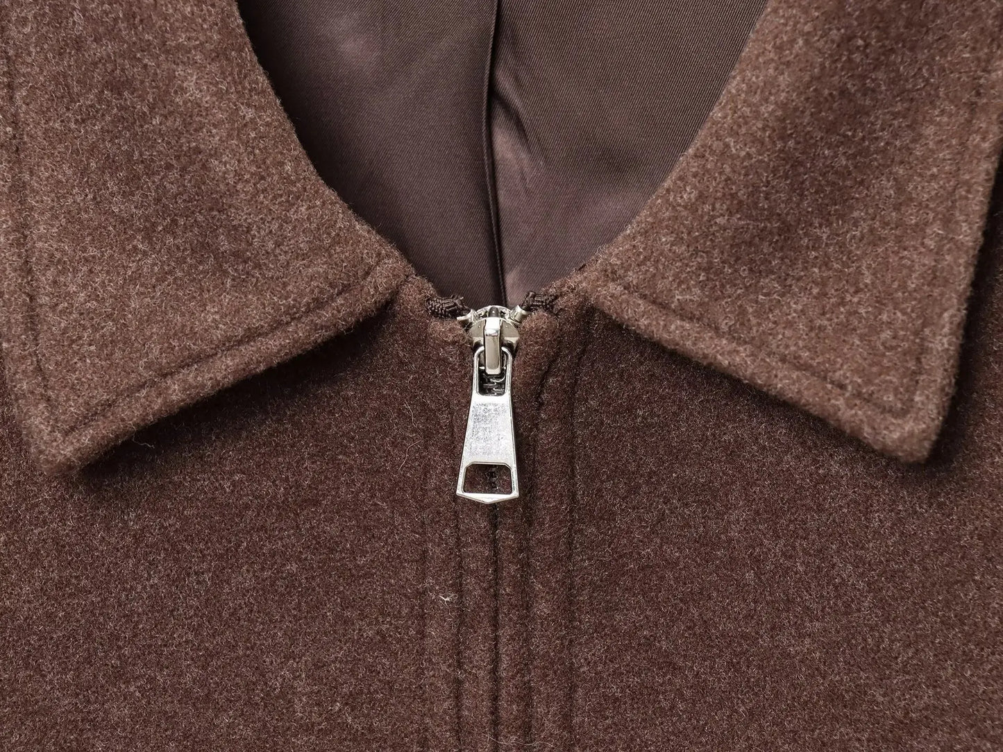 Women's Lapel Woolen Textured Casual Versatile Streetwear Jacket