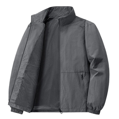 Men's Lightweight Breathable Casual Zipper Formal Spring Jacket