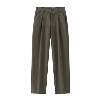Women’s Versatile Loose Straight Casual Trousers for Everyday Comfort