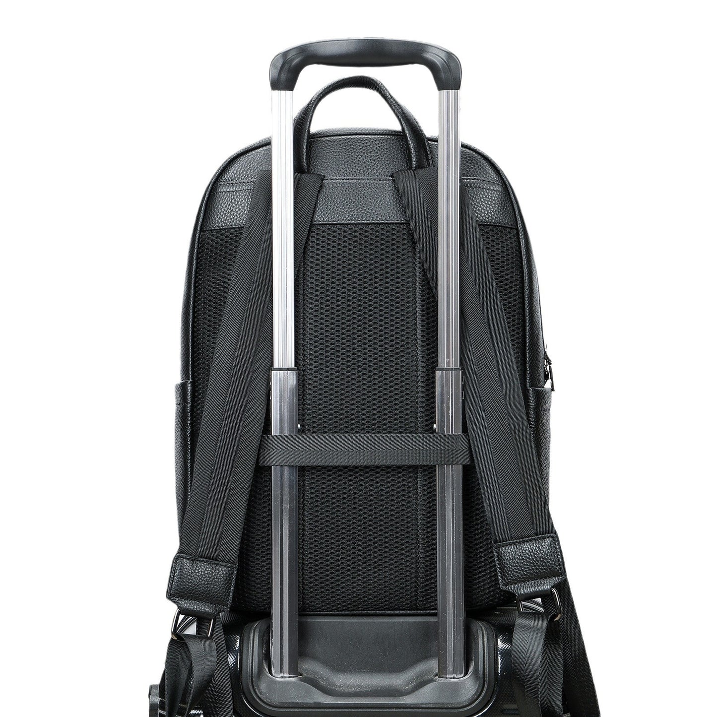 Men's Leather Business Laptop Backpack Large Capacity Professional Travel - LAKD London