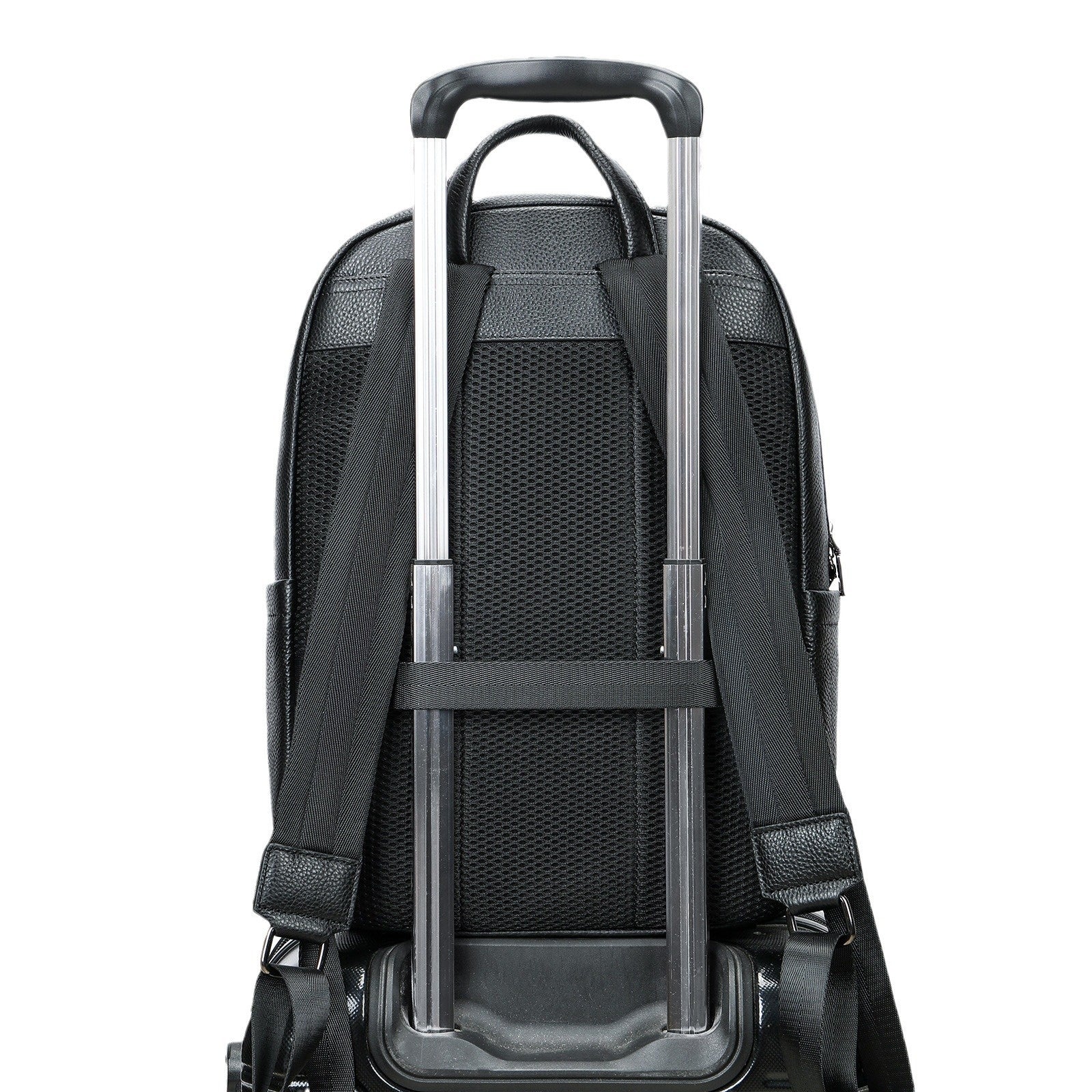 Men's Leather Business Laptop Backpack Large Capacity Professional Travel - LAKD London