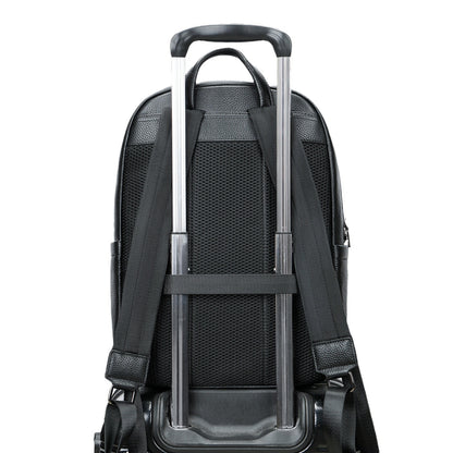 Men's Leather Business Laptop Backpack Large Capacity Professional Travel - LAKD London