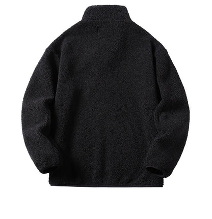 Men's Premium Plus Size Velvet Denim Casual Fur Jacket - LAKD London