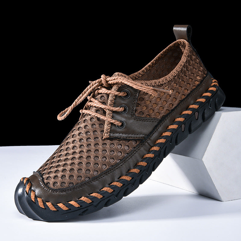 Men's Lightweight Slip On Sports Plus Size Trainers Tide Creek Shoes - LAKD London