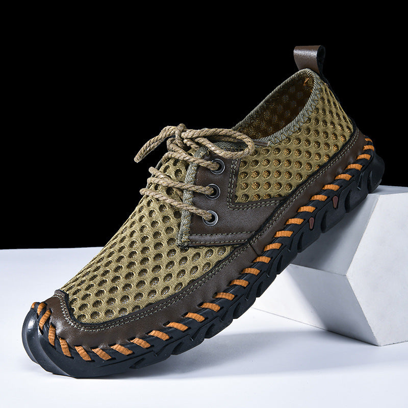 Men's Lightweight Slip On Sports Plus Size Trainers Tide Creek Shoes - LAKD London