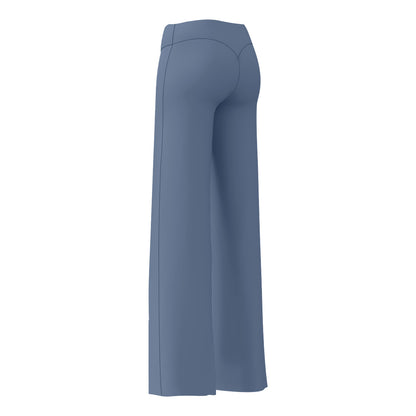 Women's Solid Colour Straight Leg Stretch Trousers Casual Versatile Style