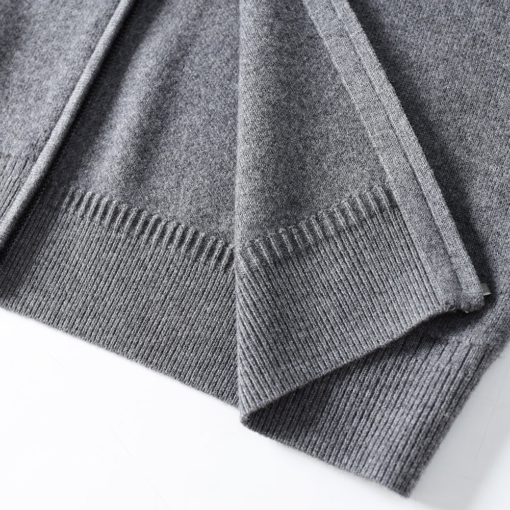 Men's Elegant Casual Knitted Cardigan Vest Warm Loose Fit Style