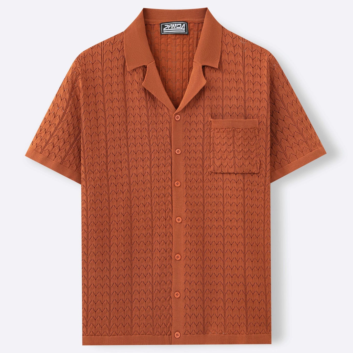 Men's Summer Half Sleeve Cuban Collar Knitted Polo Shirt - LAKD London