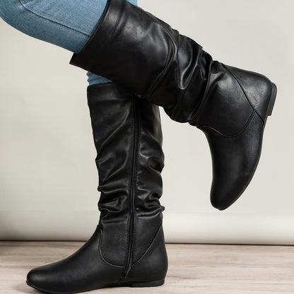 Women's Western Leather Cowboy Boot - Soft & Comfortable
