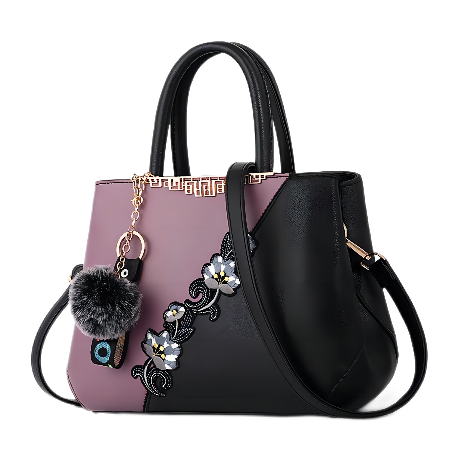 Women's Floral Pattern Crossbody Shoulder Handbag Elegant Everyday - LAKD London