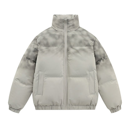 Men's Casual Gradient Thick Puffer Jacket Winter Streetwear - LAKD London