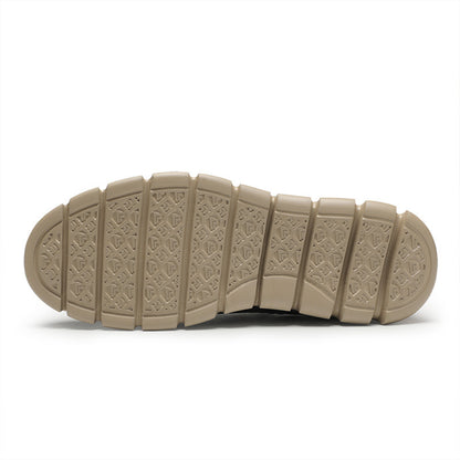 Men's Premium Quality Breathable Suede Leather Rubber Sole Sneakers - LAKD London