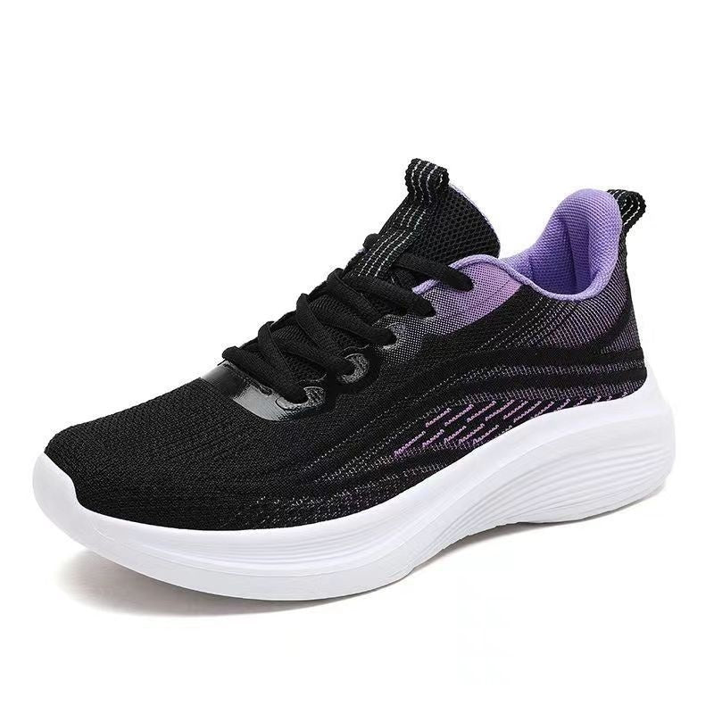 Womens Light Mesh Breathable  Anti-skid Sneakers | Shock Absorption Soft Bottom Running Shoes