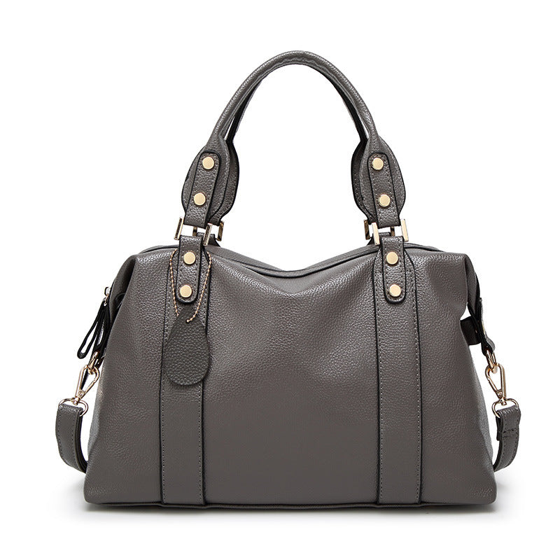 Women's Designer Luxury Shoulder Handbag With Lychee Texture - LAKD London