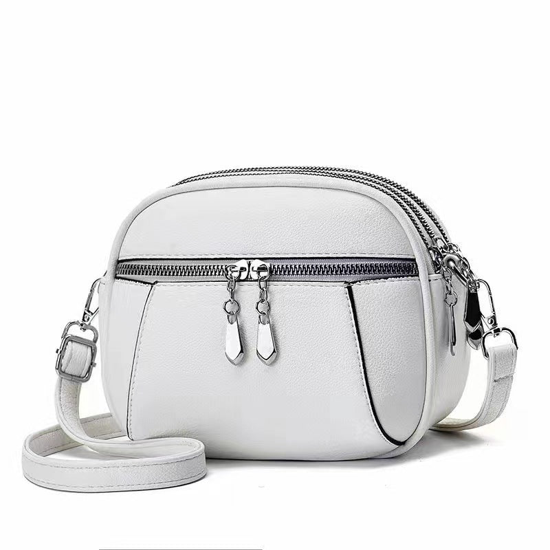 Women's Round Shoulder Multi Pocket Large Capacity Crossbody Bag - LAKD London