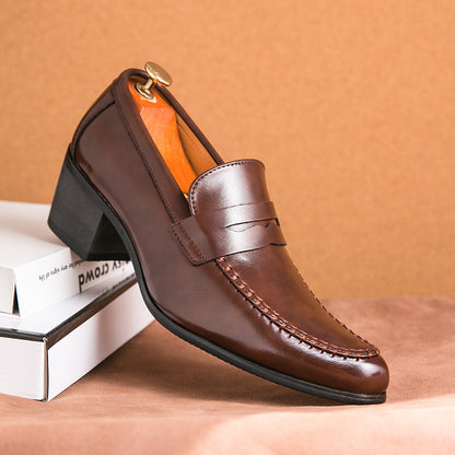 Men's Premium Cowhide Leather Dress Shoes Smart Casual Style Wear - LAKD London