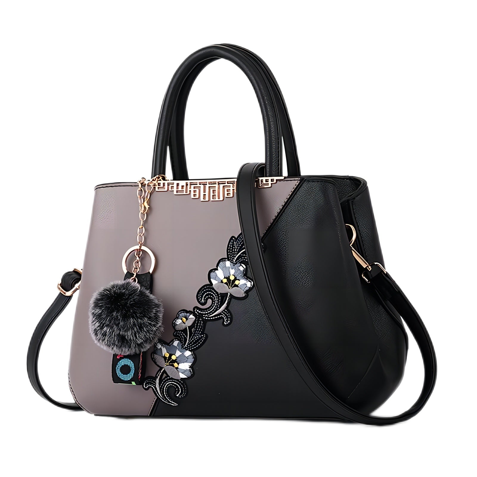 Women's Floral Pattern Crossbody Shoulder Handbag Elegant Everyday - LAKD London