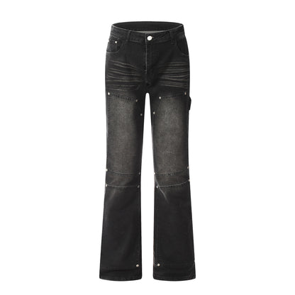 Women's Washed High Street Vintage Skinny Biker High Street Jeans - LAKD London