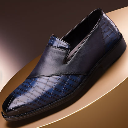 Men's British Leather Dress Shoes Tassel Business Breathable Style Formal - LAKD London