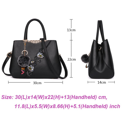 Women's Floral Pattern Crossbody Shoulder Handbag Elegant Everyday - LAKD London