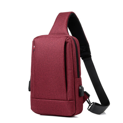 Men's Waterproof Urban Crossbody Sling Backpack Casual Everyday Travel Bag