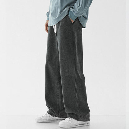 Men's Luxury Casual Plus Size Loose Straight Leg Jeans - LAKD London