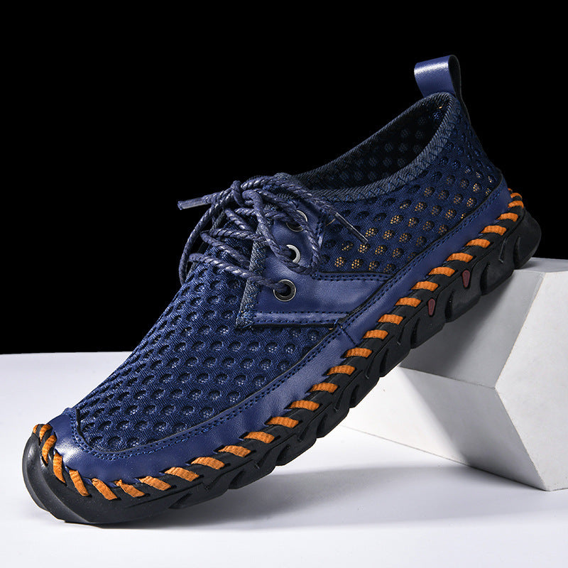 Men's Lightweight Slip On Sports Plus Size Trainers Tide Creek Shoes - LAKD London