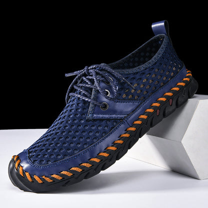 Men's Lightweight Slip On Sports Plus Size Trainers Tide Creek Shoes - LAKD London