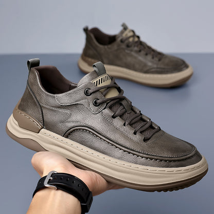 Men's Platform Height Increasing Sneakers - Breathable Leisure Shoes - LAKD London