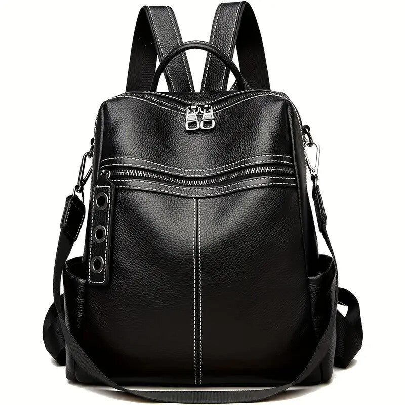 Women's Faux Leather Convertible Shoulder Handbag Versatile Everyday Purse Stylish - LAKD London