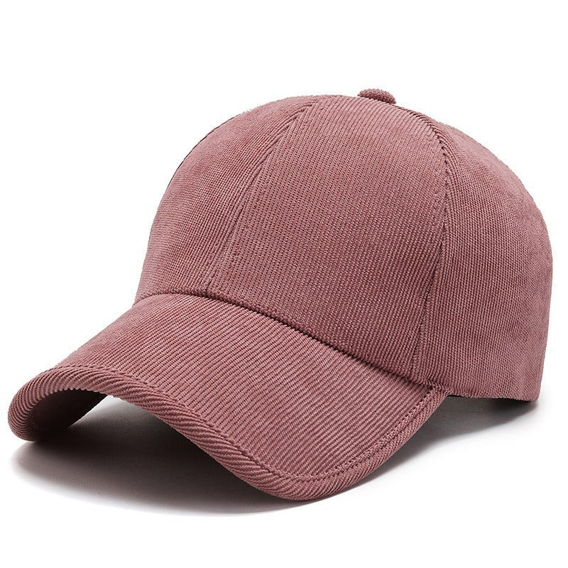 Casual Corduroy Baseball Cap Adjustable Everyday Unisex Style - LAKD London