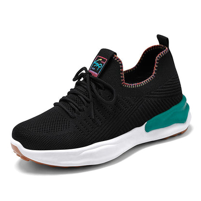 Women's Breathable Mesh Lace Up Casual Running Shoes