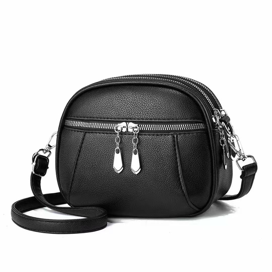 Women's Round Shoulder Multi Pocket Large Capacity Crossbody Bag - LAKD London