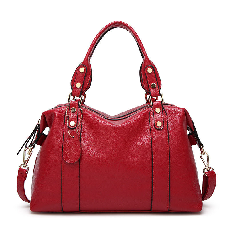 Women's Designer Luxury Shoulder Handbag With Lychee Texture - LAKD London